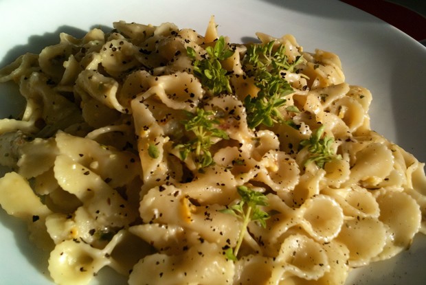 Фарфалле с соусом из фенхеля и базилика