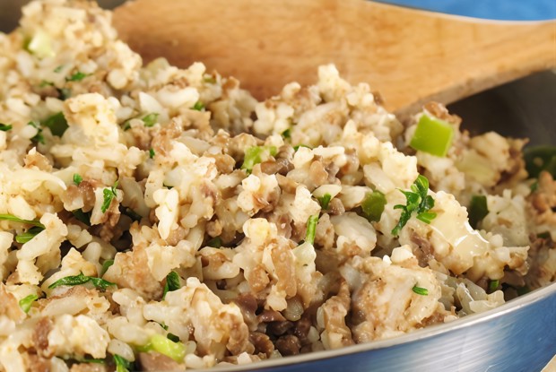 Фарш мясной с рисом