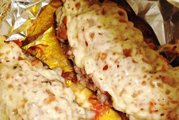 Фаршированные баклажаны с мясом