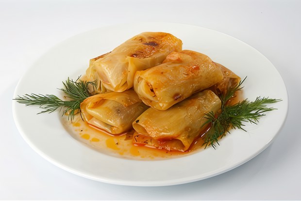 Фаршированные капустные листья
