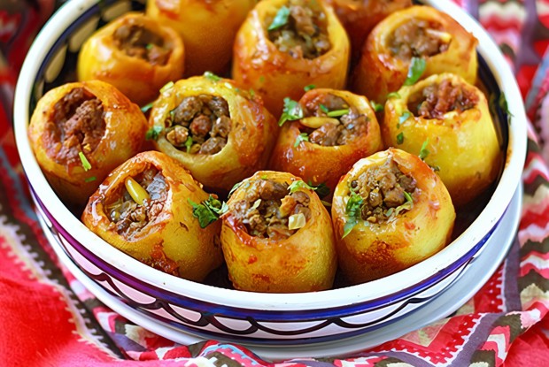 Фаршированный картофель