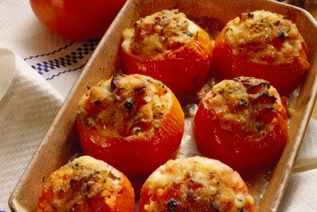 Фаршированный перец с грибами