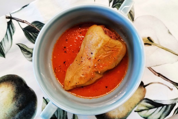 Фаршированные перцы с томатной пастой