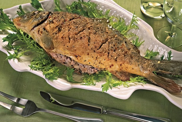 Фаршированный карп по-старорусски