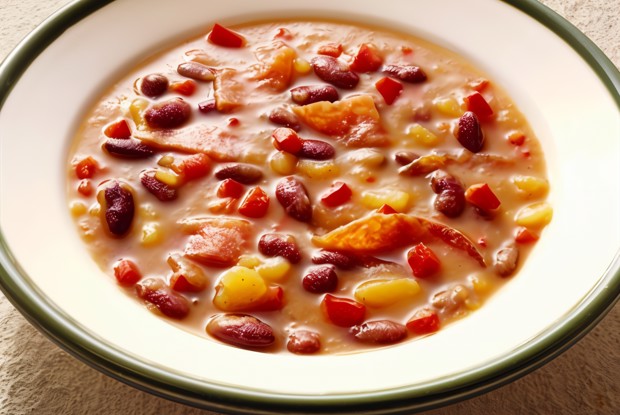 Фасоль с картофелем