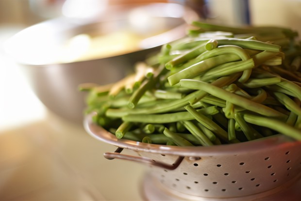 Фасоль с орехами