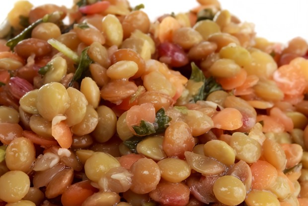 Фасоль с перцем