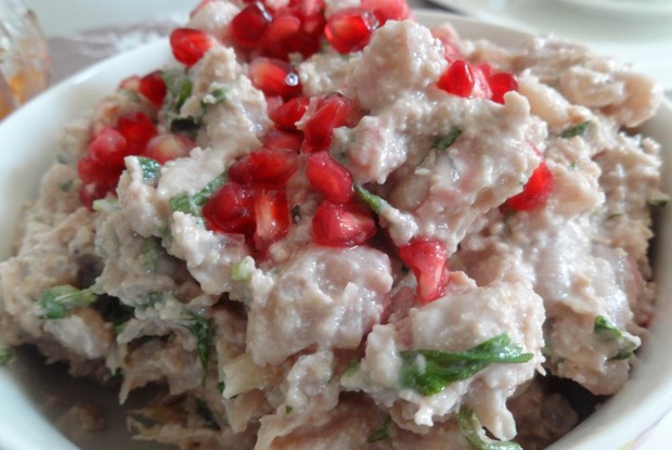 Фасоль в ореховом соусе бажа