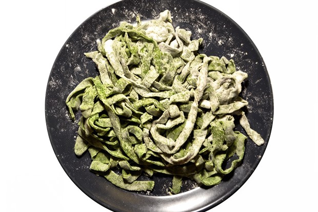 Феттучини из крапивы