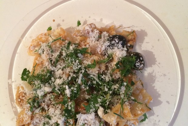 Фетучини «Ред хот чили чикен»