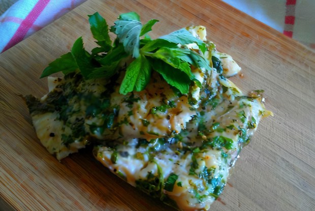 Филе морского языка с травами