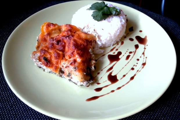 Филе тиляпии с апельсином и сулугуни