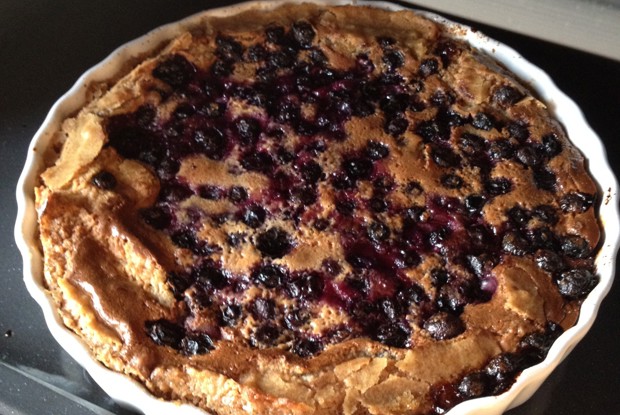 Финский черничный пирог