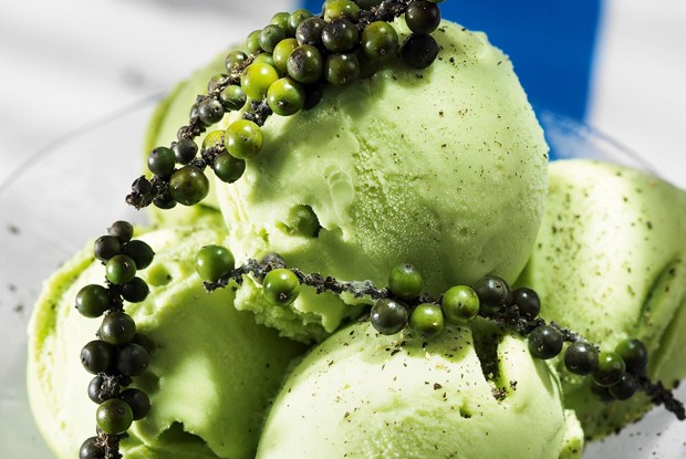 Фисташковое мороженое