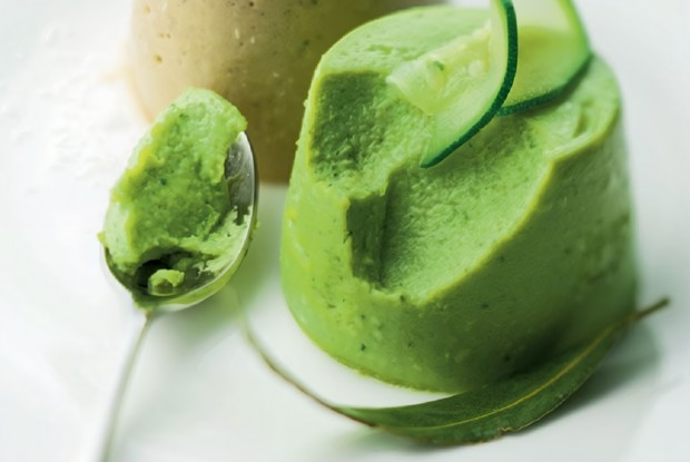 Флан из кабачка с лавровым листом