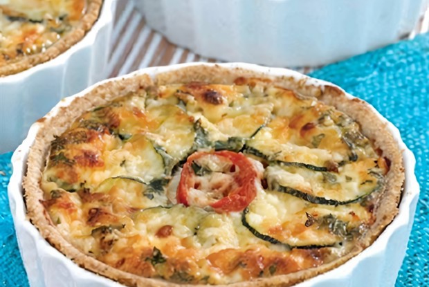 Фланлеты из помидора и кабачка