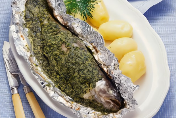 Форель по-сербски