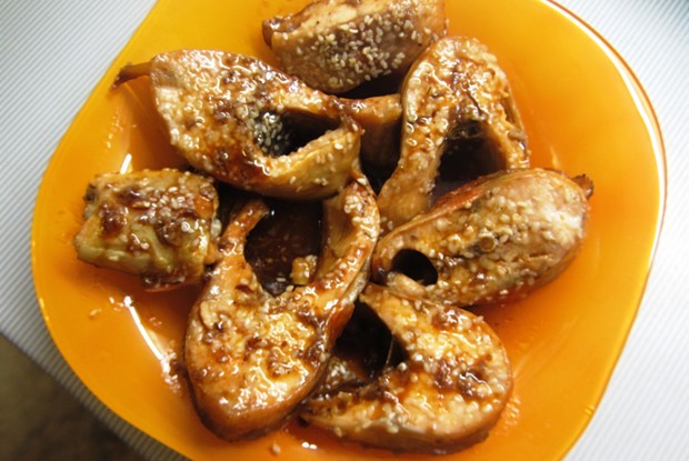 Форель в соево-медовом маринаде