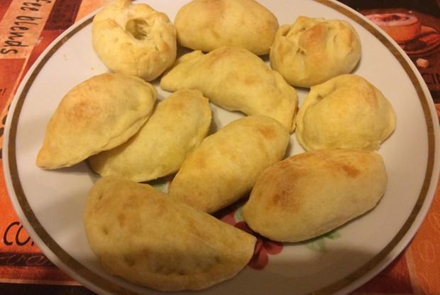 «Французские» пирожки с капустой