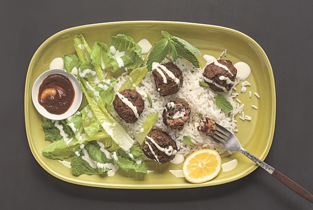 Фрикадельки с нью-йоркским уличным соусом