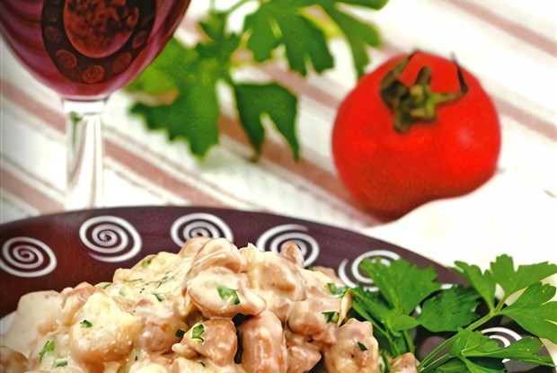 Фрикасе из телячьих почек