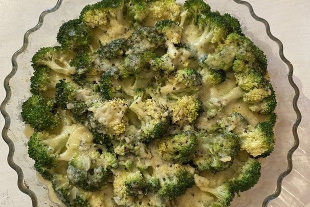 Фриттата с брокколи в микроволновке