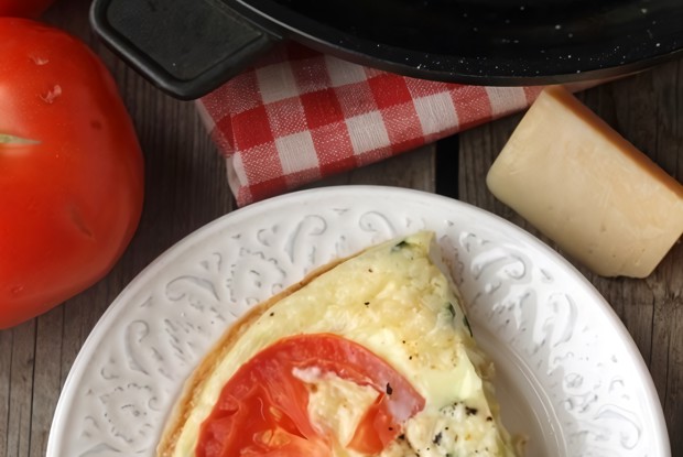 Фриттата с кабачками