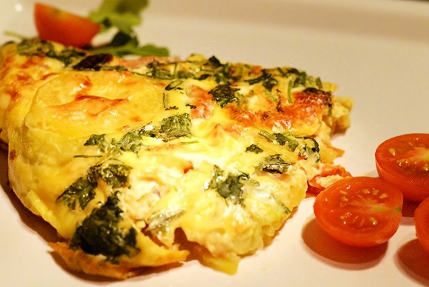 Фриттата с кабачком