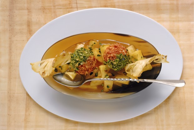 Фруктовый салат с апельсином и маракуйей