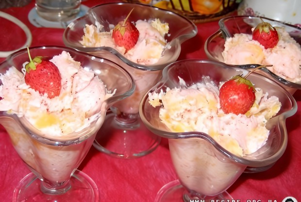 Фруктовое летнее парфе