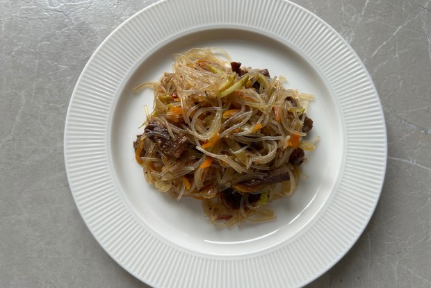 Фунчоза с говядиной