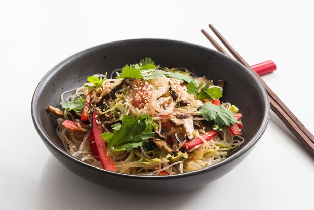 Фунчоза с овощами