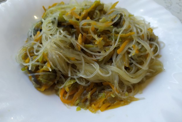 Фунчоза с овощами