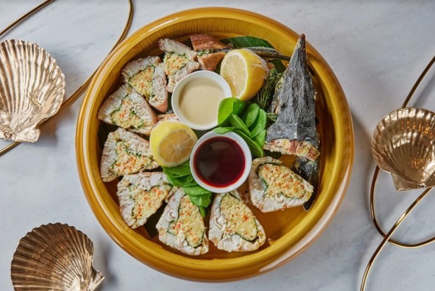 Галантин из фаршированной стерляди