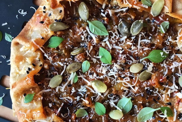 Галета с тыквой и сыром