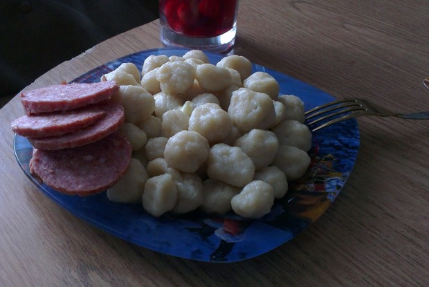 Галушки по-домашнему