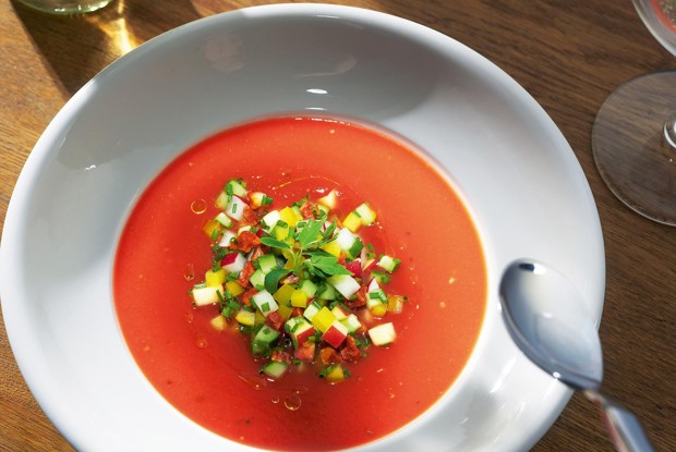 Гаспачо с чоризо