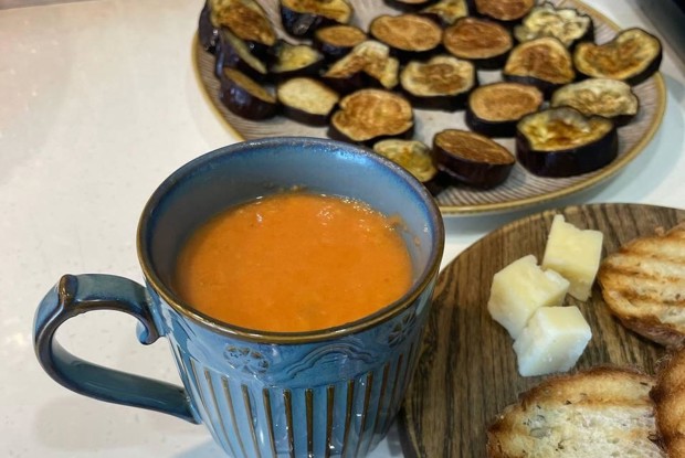 Гаспачо с кабачком