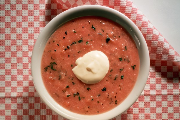 Гаспачо с кайенским перцем