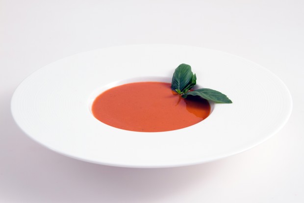 Гаспачо с клубникой
