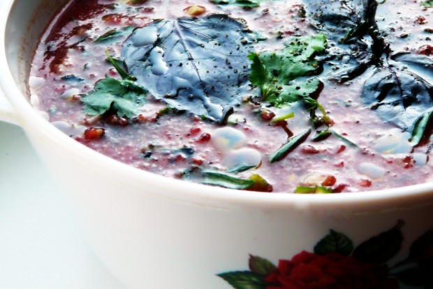 Гаспачо с соком лайма