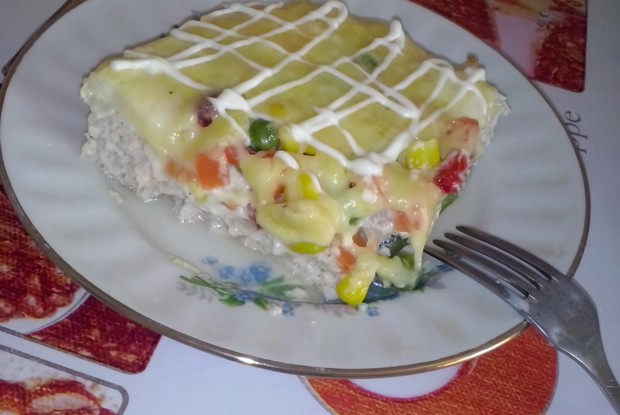 «Гавайский» куриный пирог