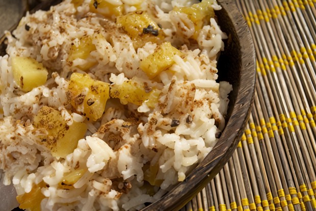 Гавайский печеный рис