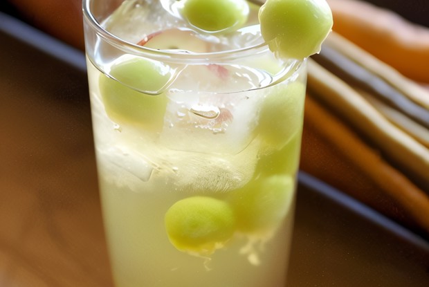 Газированный дынно-ананасовый пунш