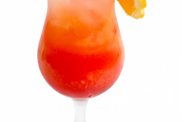 Газированный клюквенный чай с водкой