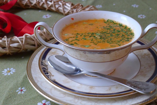 Голландский суп-пюре из паприки