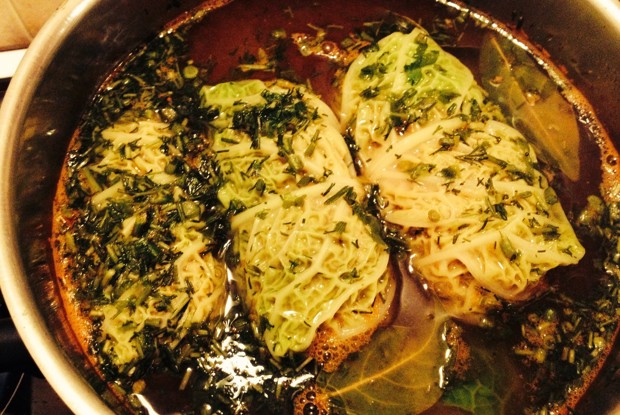 Голубцы с телятиной