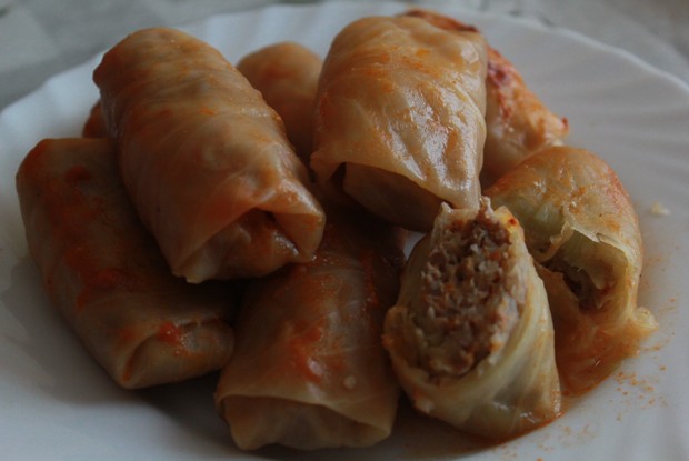 Голубцы со сметаной