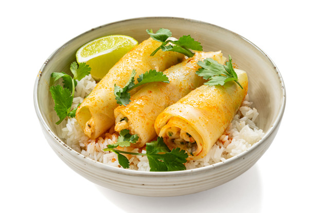 Голубцы с креветками том-ям