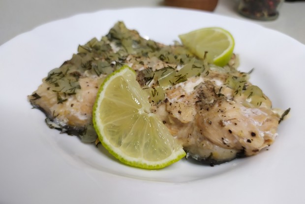 Горбуша в фольге